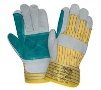 Перчатки спилковые комбинированные 2Hands 0210