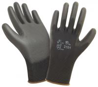 Перчатки нейлон с полиуретаном 2Hands Air 2101 черные
